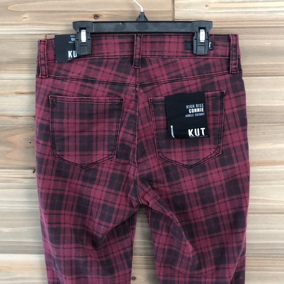 Kut from the Kloth Jeans Nwt Kut From The Kloth Connie Plaid Jeans